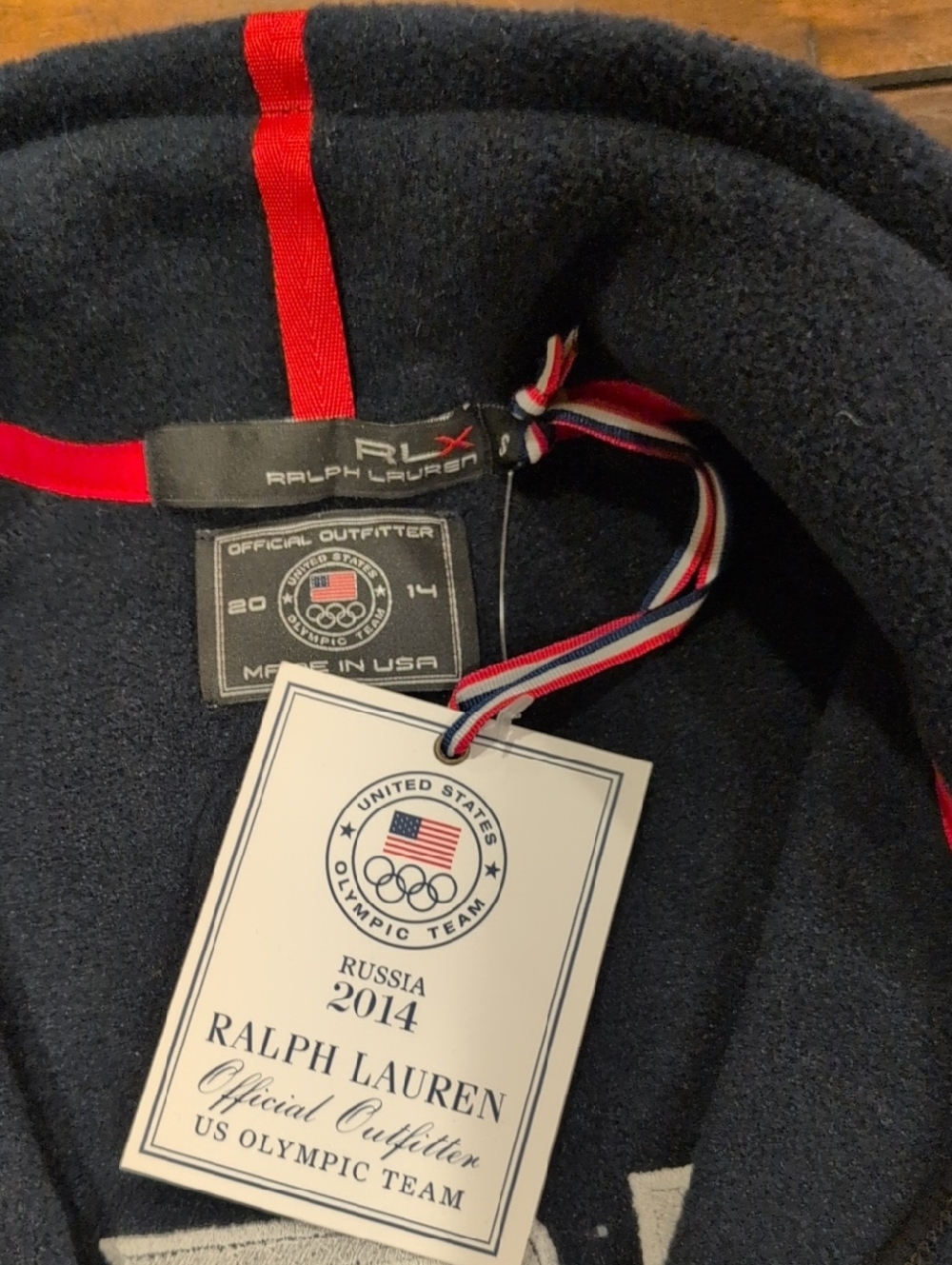 Ralph Lauren RLX 2014 Olympics Team USA Full Zip Fleece Sochi - Picture 3 of 12